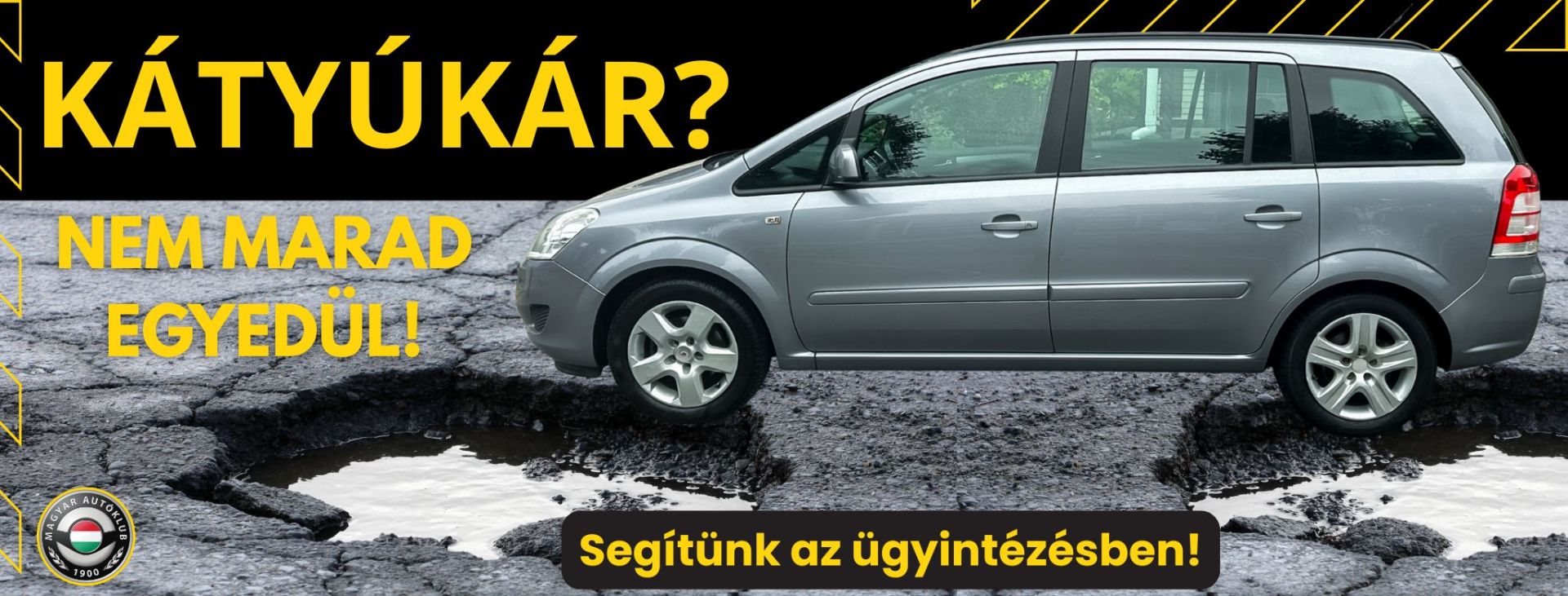 Kátyút látott? Fotózza le és nyerjen!