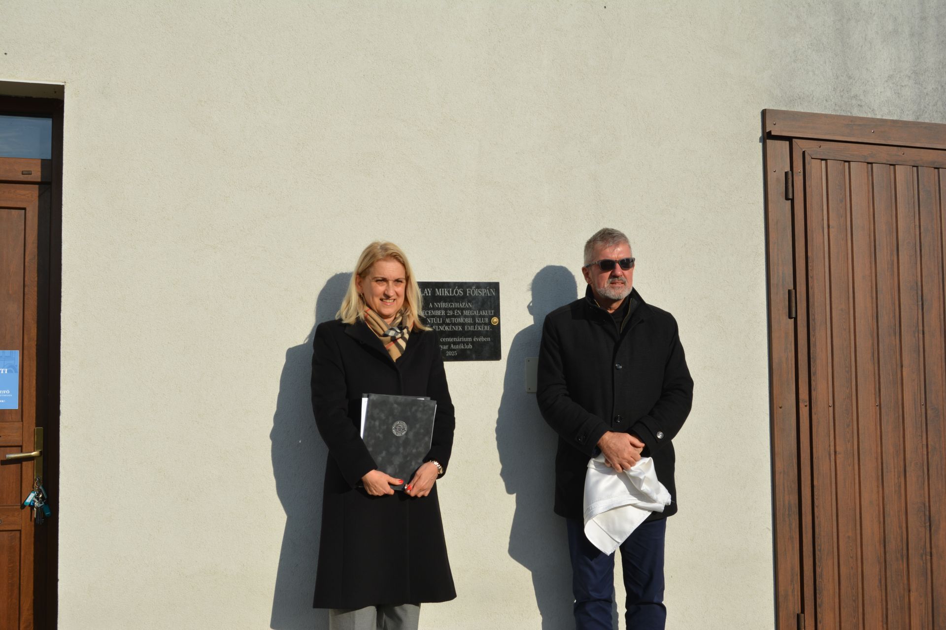 Emléktáblát avattunk