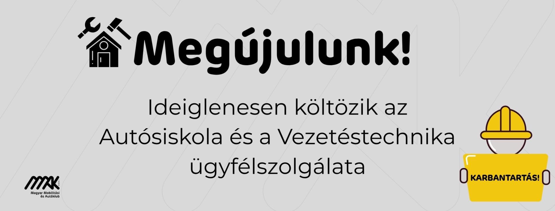 Megújulunk!