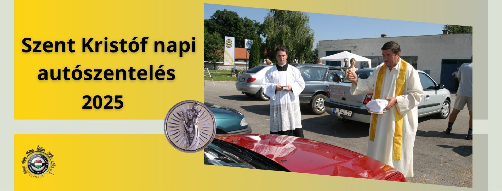 Szent Kristóf napi autószentelés 2025